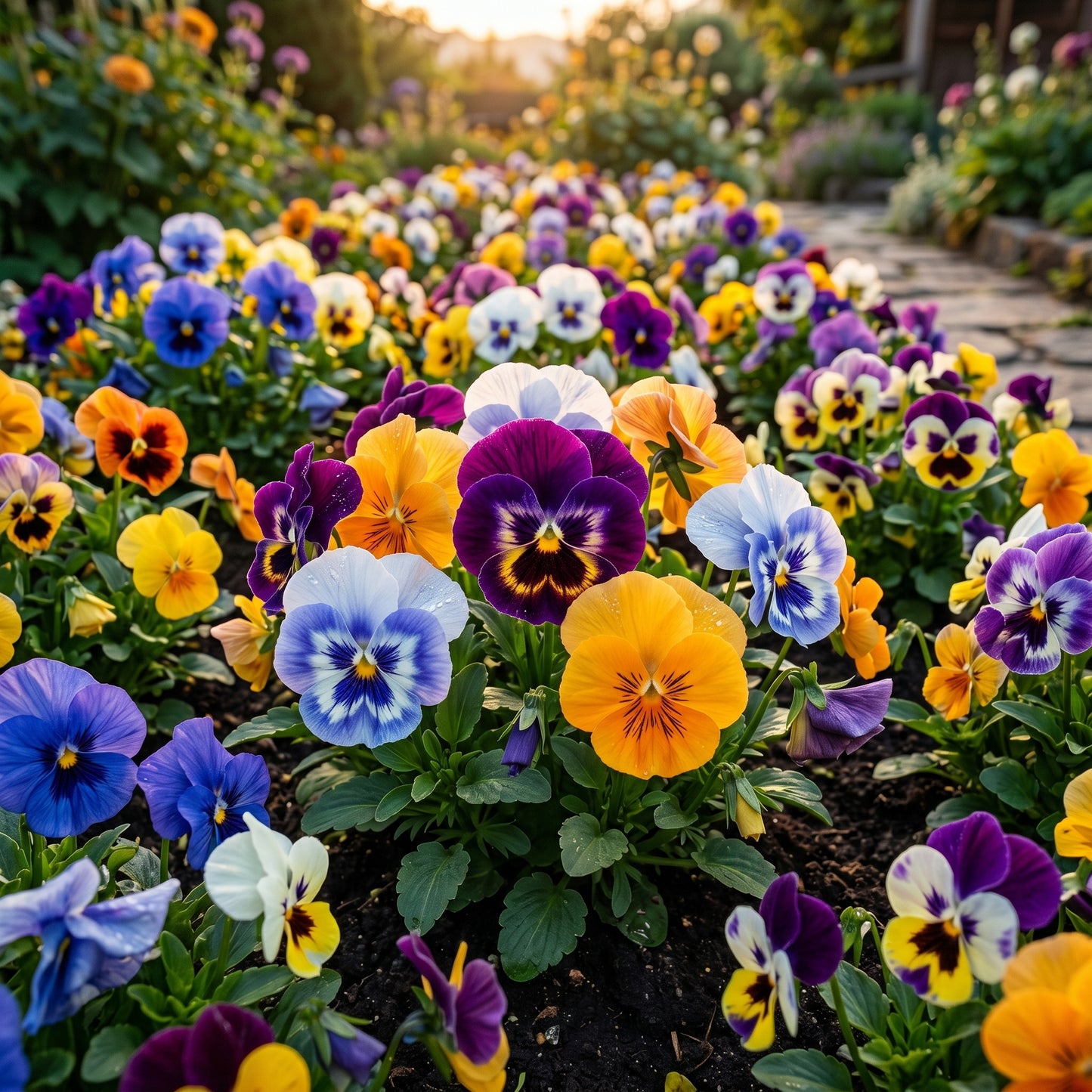Pansy Seeds Swiss Giant Flower Plant for Garden Growing