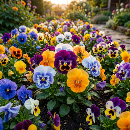Pansy Seeds Swiss Giant Flower Plant for Garden Growing