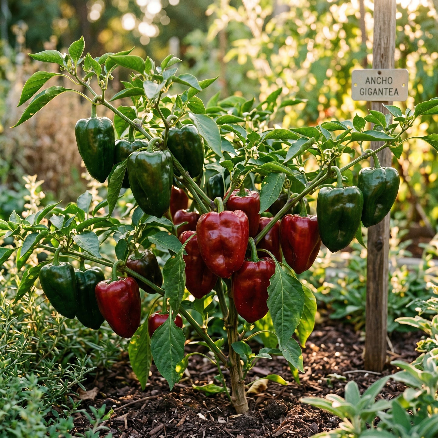 Ancho Gigantea Pepper Seeds – Pepper Seeds for Home Garden