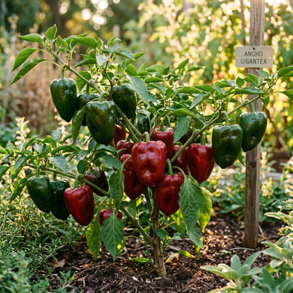 Ancho Gigantea Pepper Seeds – Pepper Seeds for Home Garden