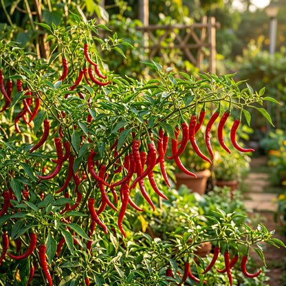 Chilli Bangalore Whippet’s Tail Seeds – Chilli Seeds for Home Garden
