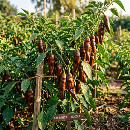 Chocolate Aji Panca Pepper Seeds – Pepper Seeds for Home Garden