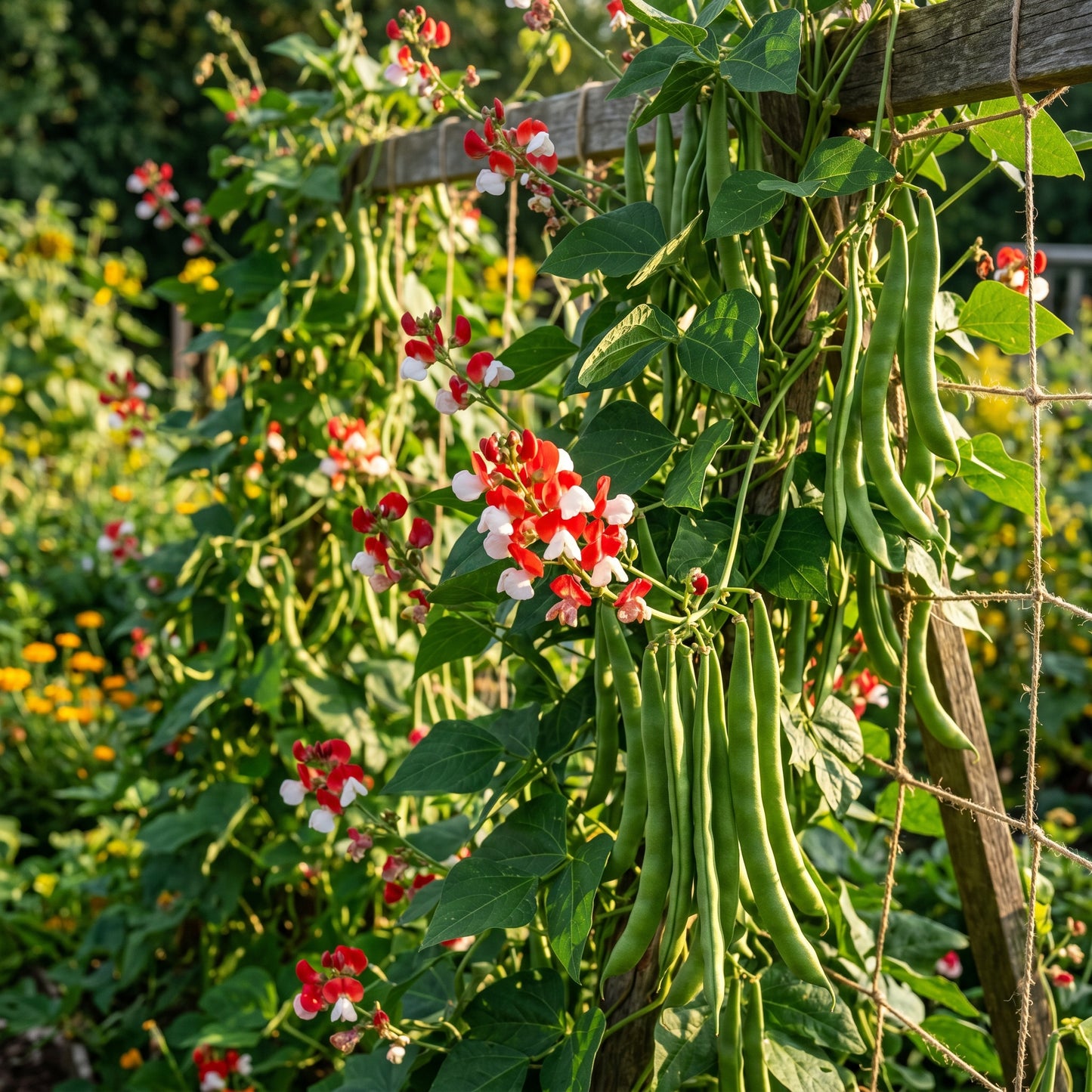 Painted Lady Improved Runner Bean Seeds