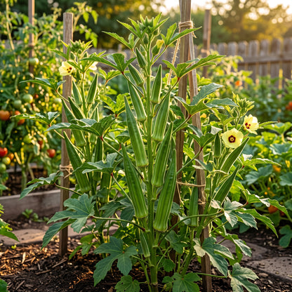 Simpson Okra Seeds – Premium Okra Seeds for Home Garden