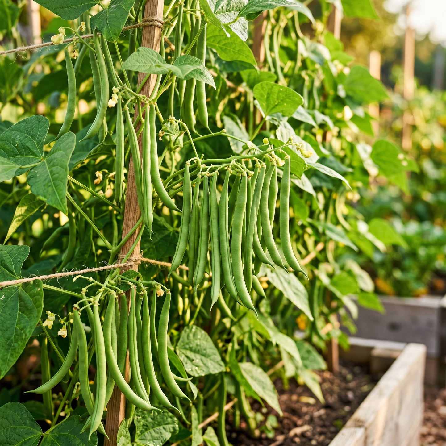 Graines de Haricots Verts Sunshine Seeds for Planting