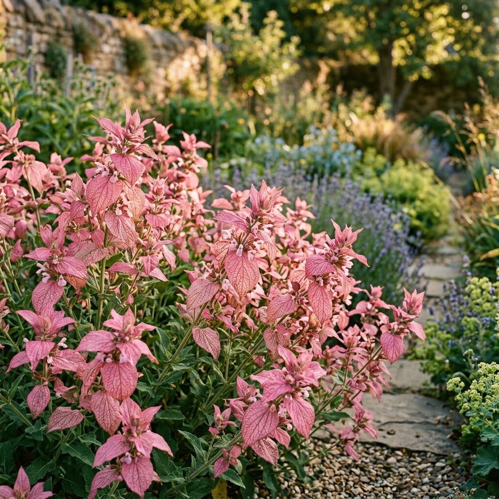 Salvia Viridis Pink Sundae Seeds – Pink Ornamental Spikes