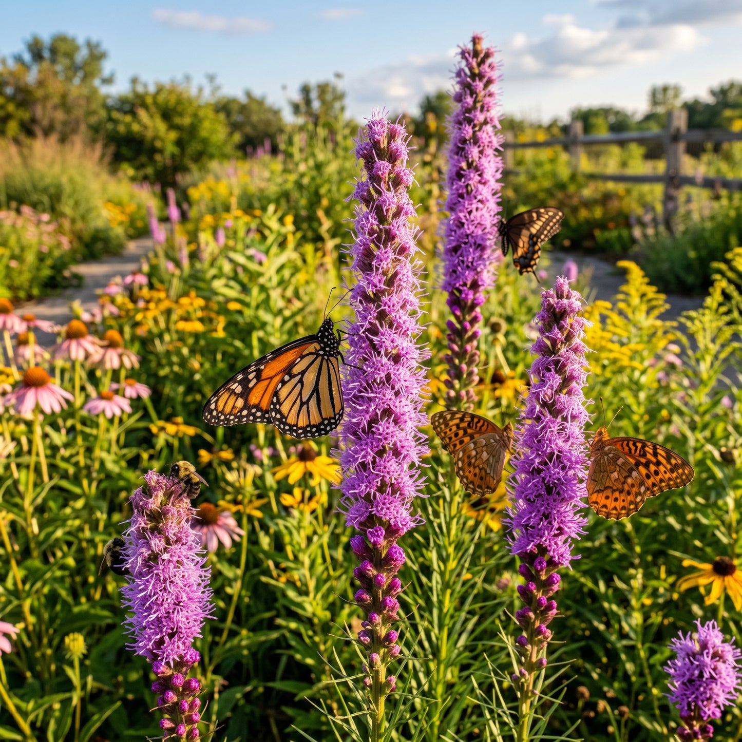 Marsh Blazing Star Seeds (Liatris spicata) – Perennial Liatris Flower Seeds