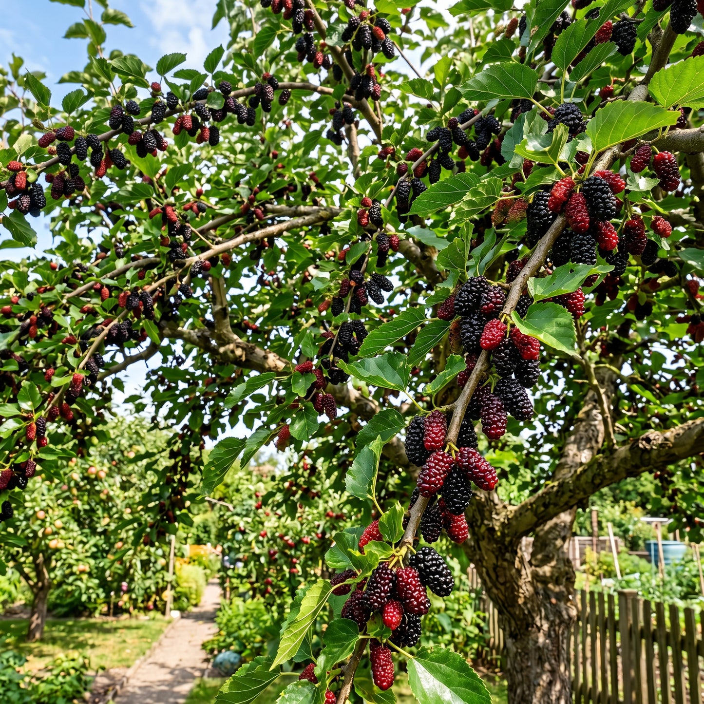 Mulberry Seeds Fruit Tree Plant for Garden Growing