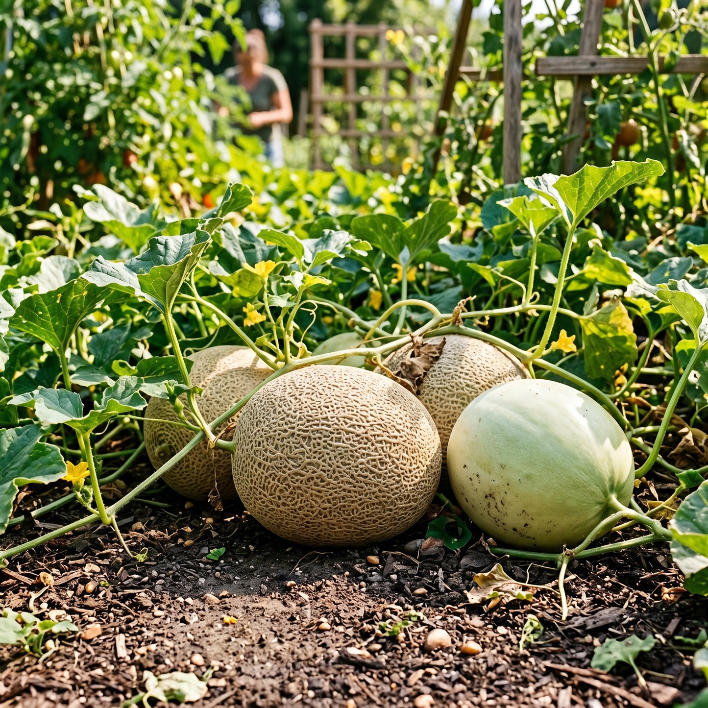 Melon Seeds Fruit Plant for Garden Growing