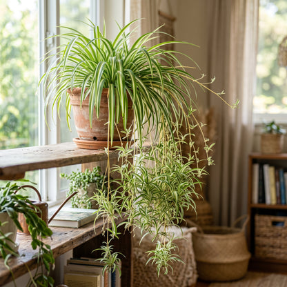 Spider Plant Hawaiian – Variegated Indoor Plant
