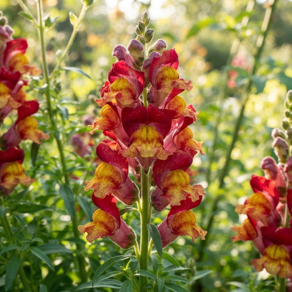 Bi Color Red Yellow Snapdragon Seeds - Snapdragon Flower Seeds for Garden