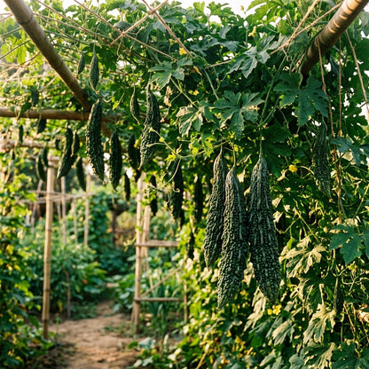 Indian Bitter Gourd Seeds – Bitter Gourd Seeds for Home Garden