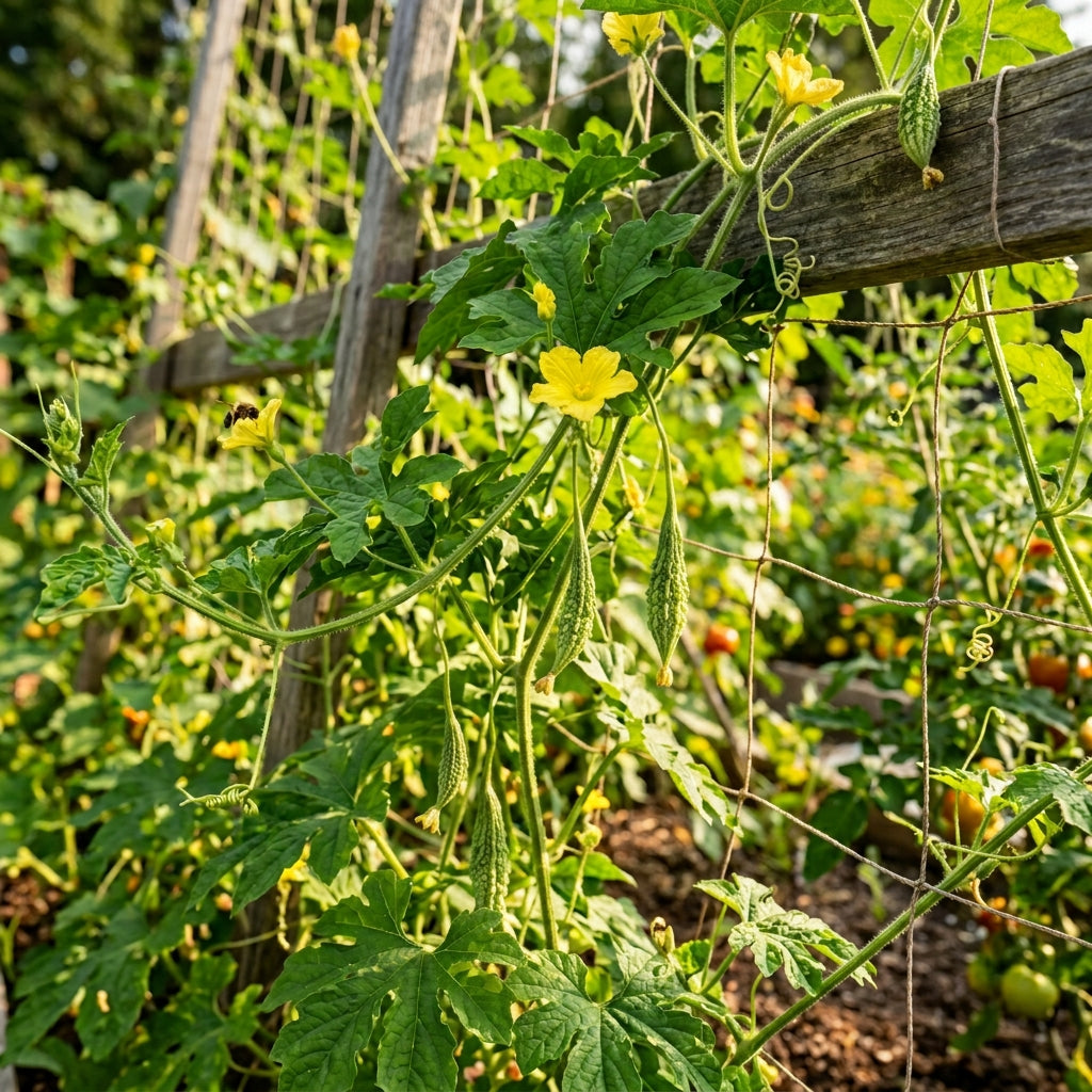 Organic Bitter Gourd Seeds – Bitter Melon Vegetable Seeds