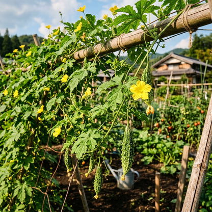 Japanese Bitter Gourd Seeds – Heirloom Bitter Melon Seeds