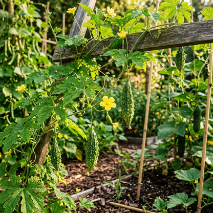 Japanese Bitter Gourd Seeds – Heirloom Bitter Melon Seeds
