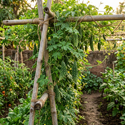 Indian Bitter Gourd Seeds – Bitter Gourd Seeds for Home Garden