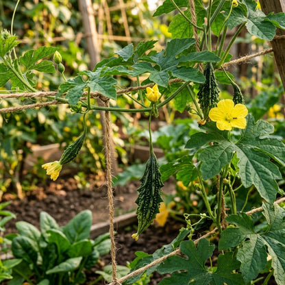 Pusa Vishesh Bitter Gourd Seeds – Bitter Gourd Seeds for Home Garden