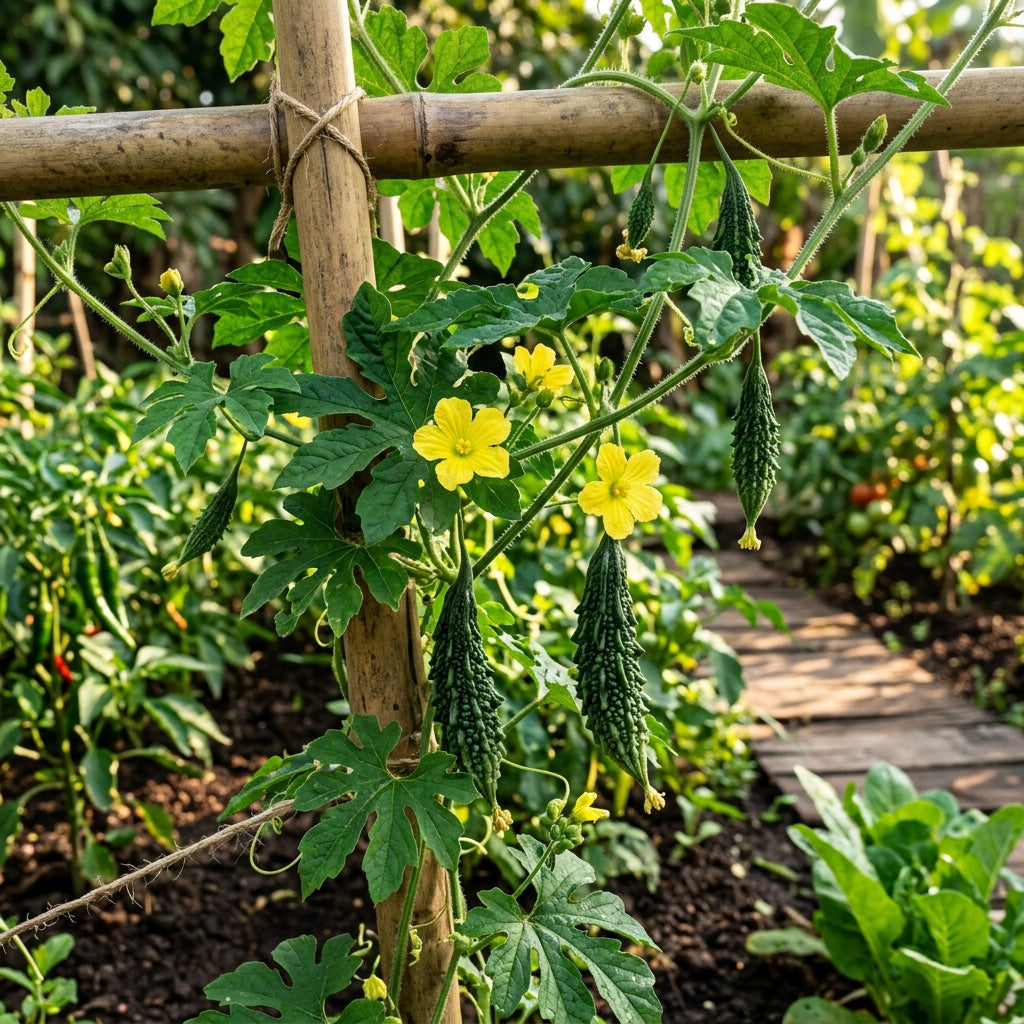 Bitter Melon Indian Magara F1 Seeds – Hybrid Bitter Gourd Seeds