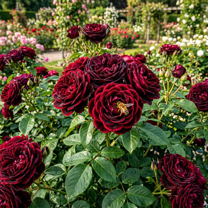 Black Rose with Red Edge Flower Seeds for Planting