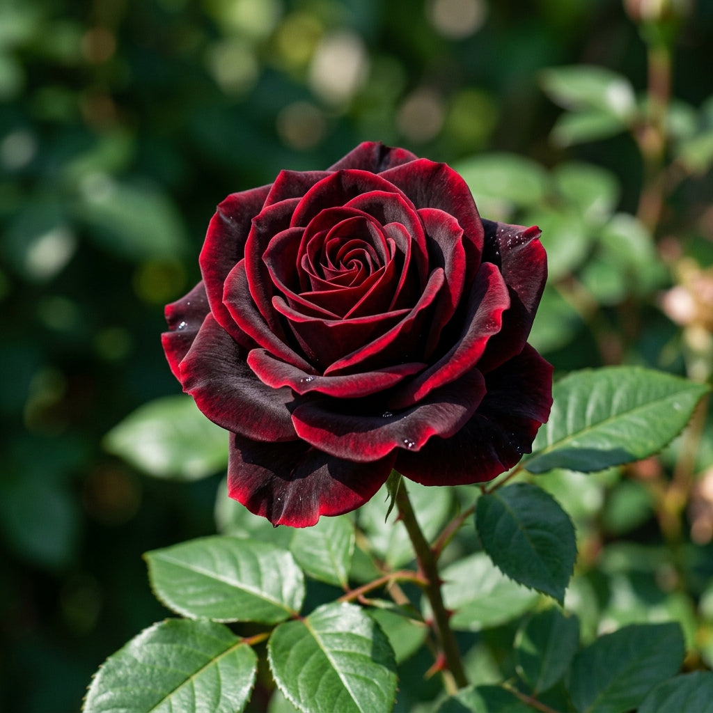 Black Rose with Red Edge Flower Seeds for Planting