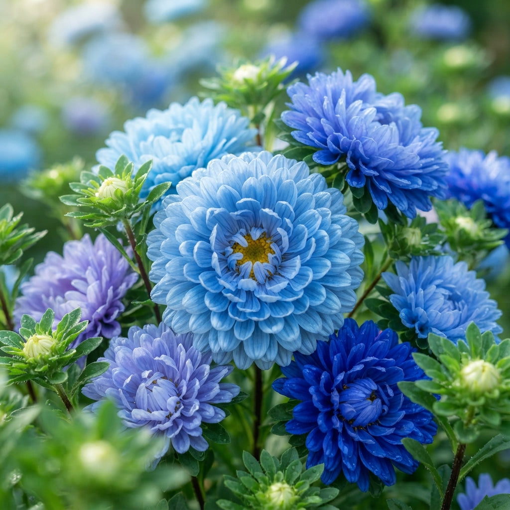 Blue Aster Flower Seeds for Planting