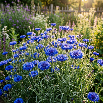Blue Boy Bachelor’s Buttons Seeds – Classic Blue Blooms