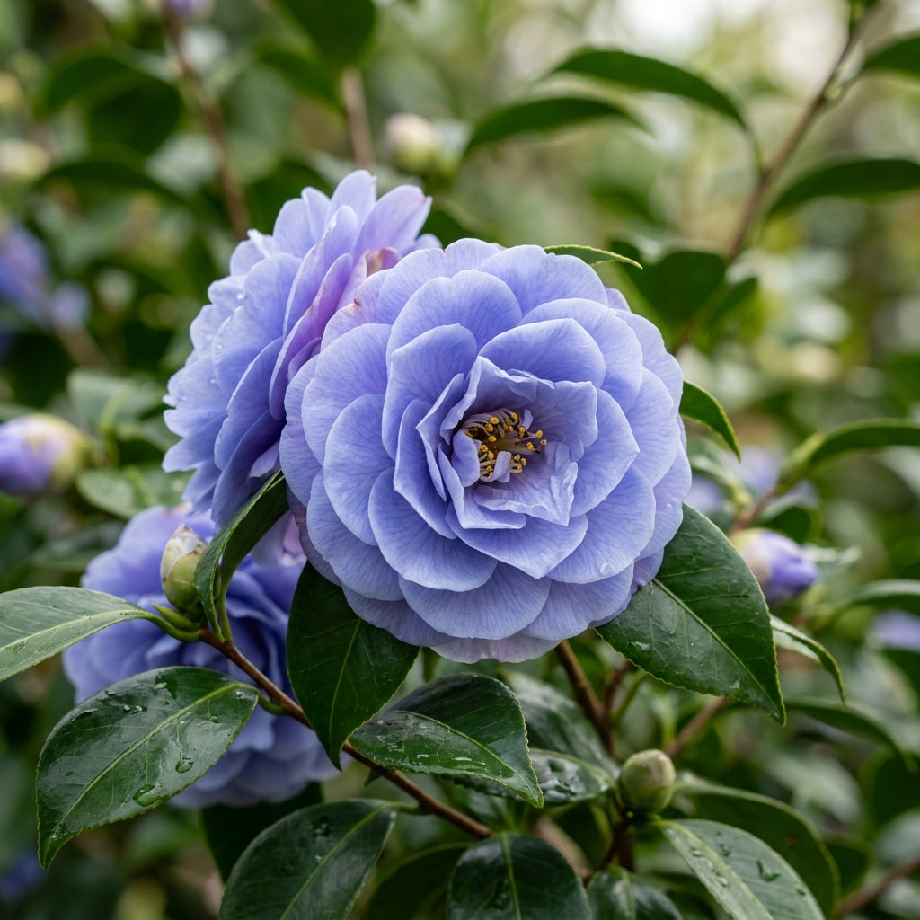 Blue Camellia Flower Seeds for Planting