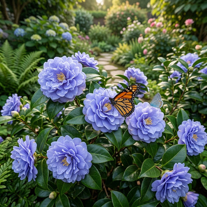 Blue Camellia Flower Seeds for Planting