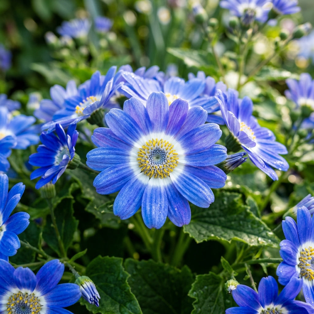 Blue Cineraria Flower Seeds for Planting