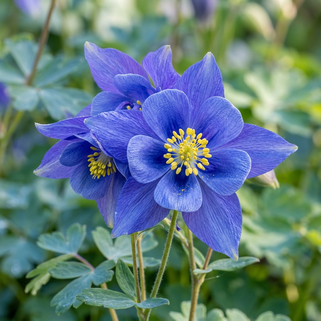Aquilegia Clematiflora Blue Flower Seeds For Planting