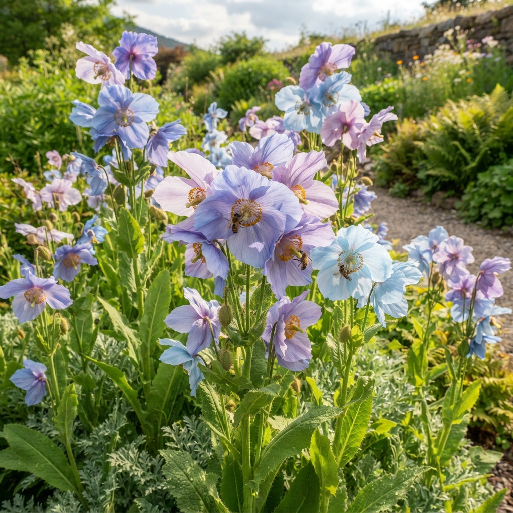 Papaver Hungarian Blue Poppy Seeds for Planting
