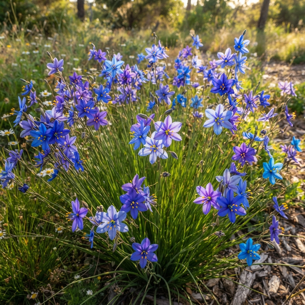 Blue Tinsel Lily Flower Seeds for Garden Planting