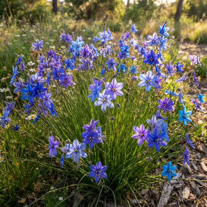 Blue Tinsel Lily Flower Seeds for Garden Planting