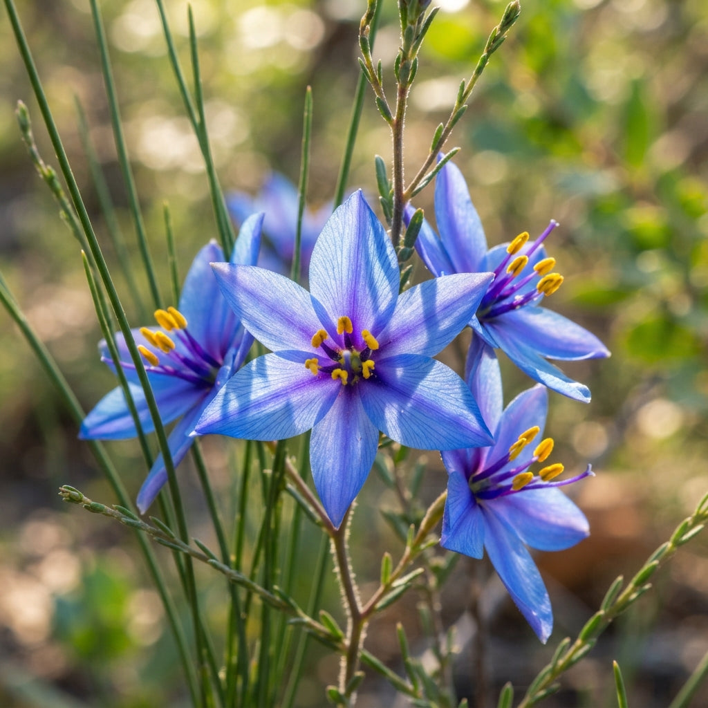 Blue Tinsel Lily Flower Seeds for Garden Planting