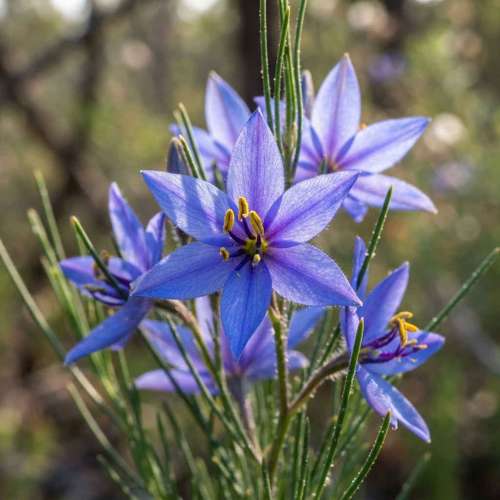 Blue Tinsel Lily Flower Seeds for Garden Planting