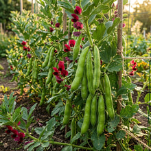 Broad Bean Crimson Flowered Seeds for Planting