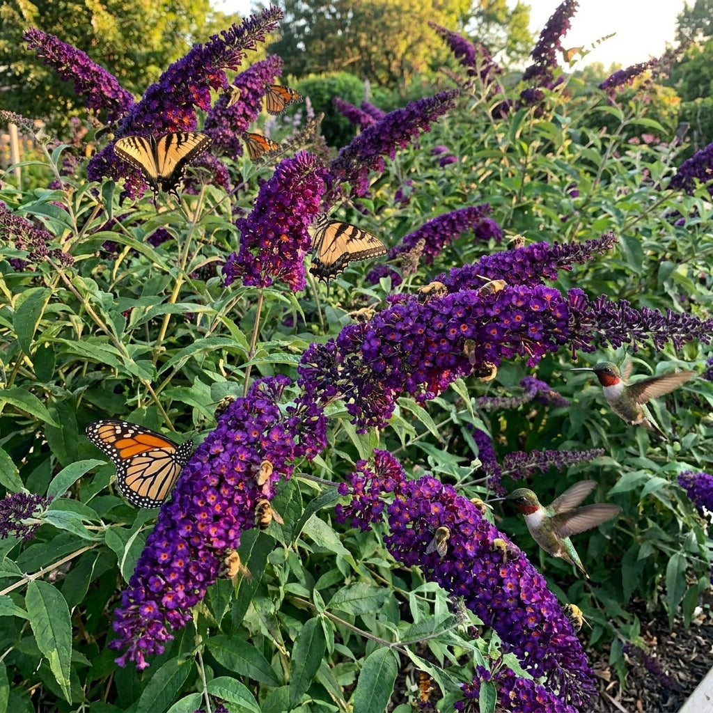 Black Knight Buddleja Flower Seeds for Planting