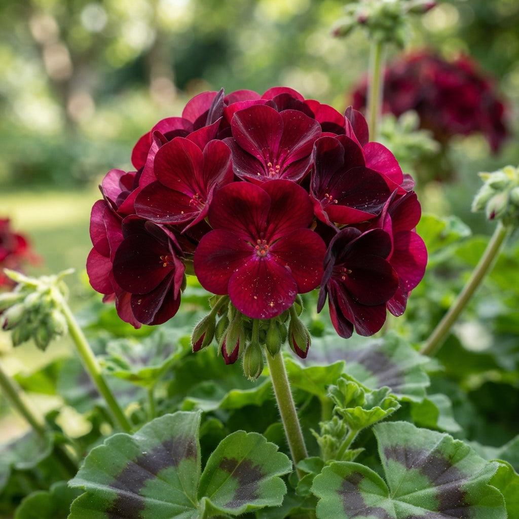 Burgundy Geranium Flower Seeds for Garden Planting
