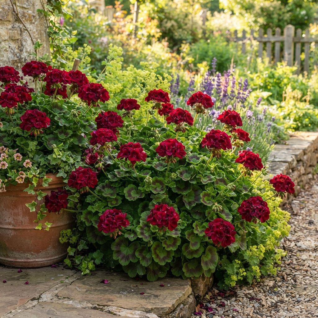 Burgundy Geranium Flower Seeds for Garden Planting