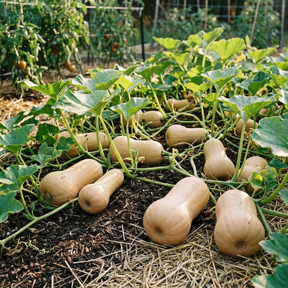 Butternut Hunter F1 Squash Seeds – Hybrid Vegetable Seeds for Home Gardens