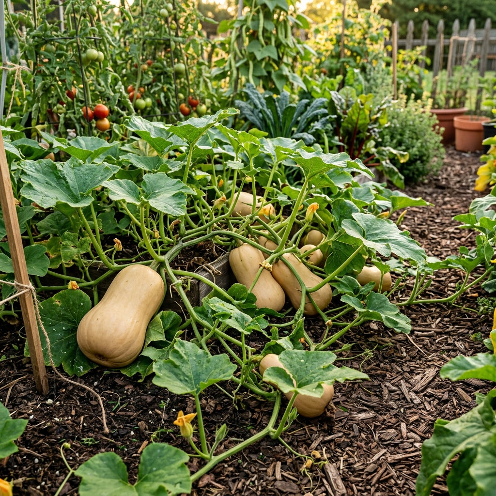 Butternut Hunter F1 Squash Seeds – Hybrid Vegetable Seeds for Home Gardens