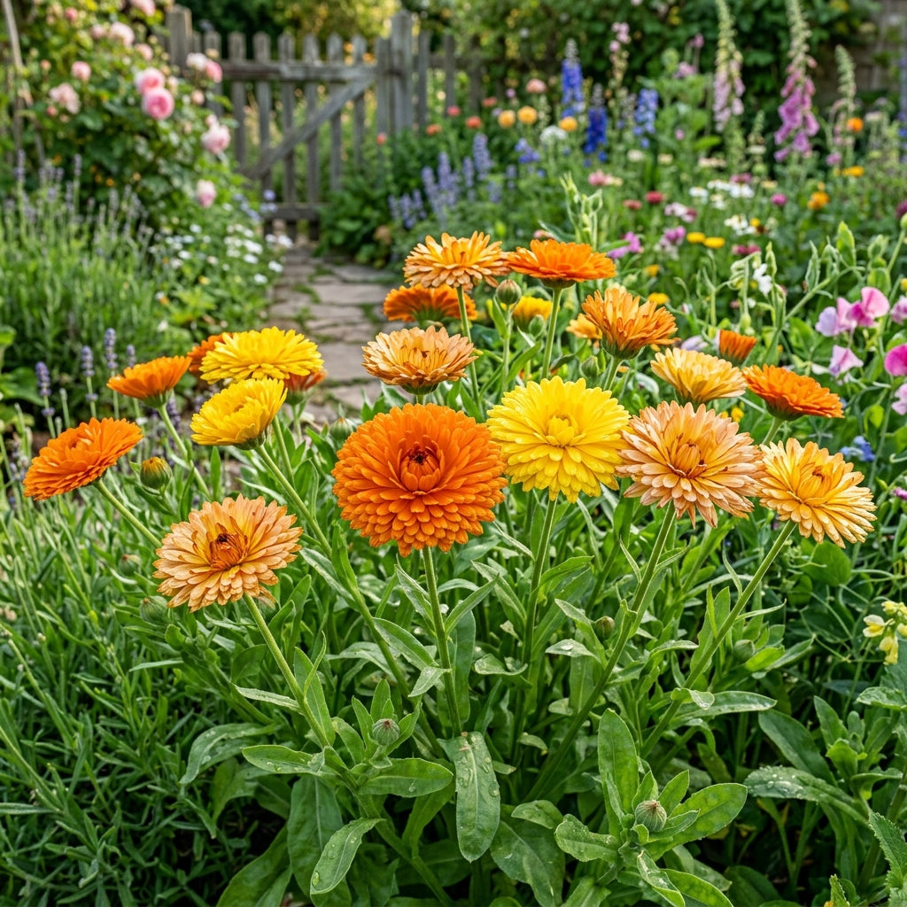 Calendula Double Mixed Seeds – Decorative Blooms