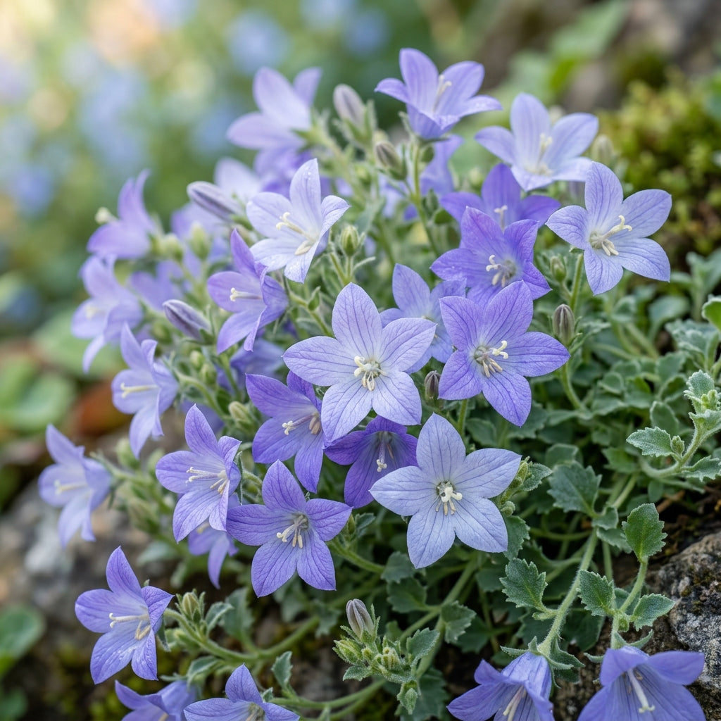 Campanula Poscharskyana var. Lanata Flower Seeds for Planting