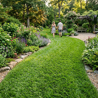 Carpetgrass Seeds for Lawn Coverage - Durable Green Turf Grass Seeds for Landscapes, Pathways & Outdoor Gardens