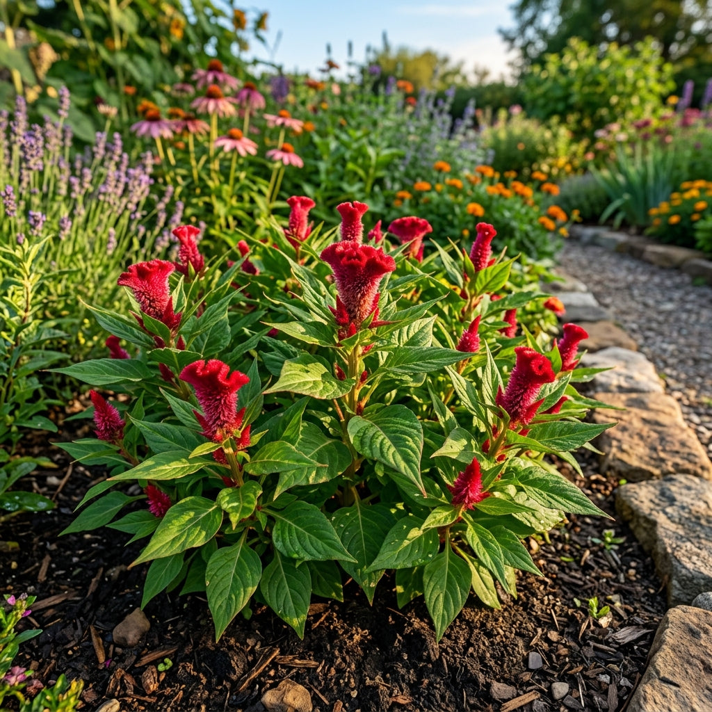 Celosia Red Fire Seeds – Bold Red Plumes
