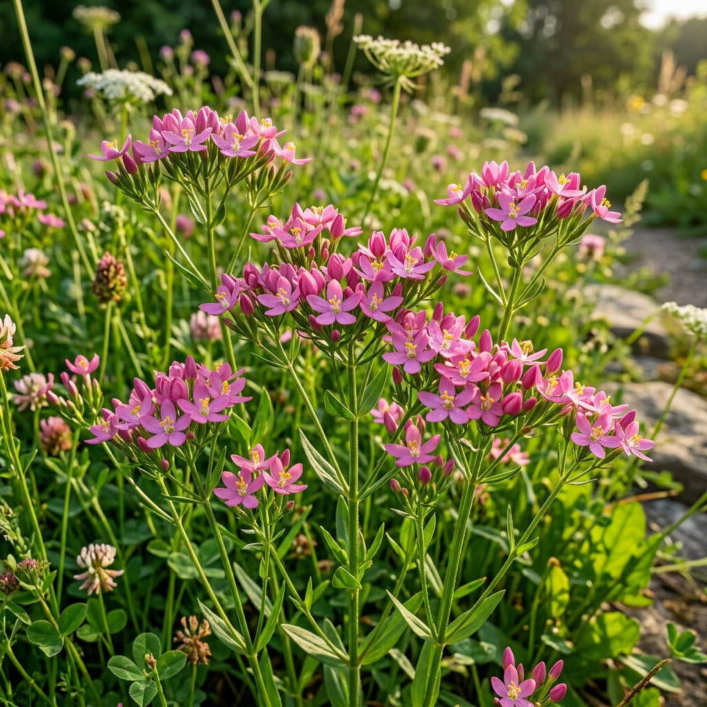 Centaury Flower Seeds for Herbal Garden Planting