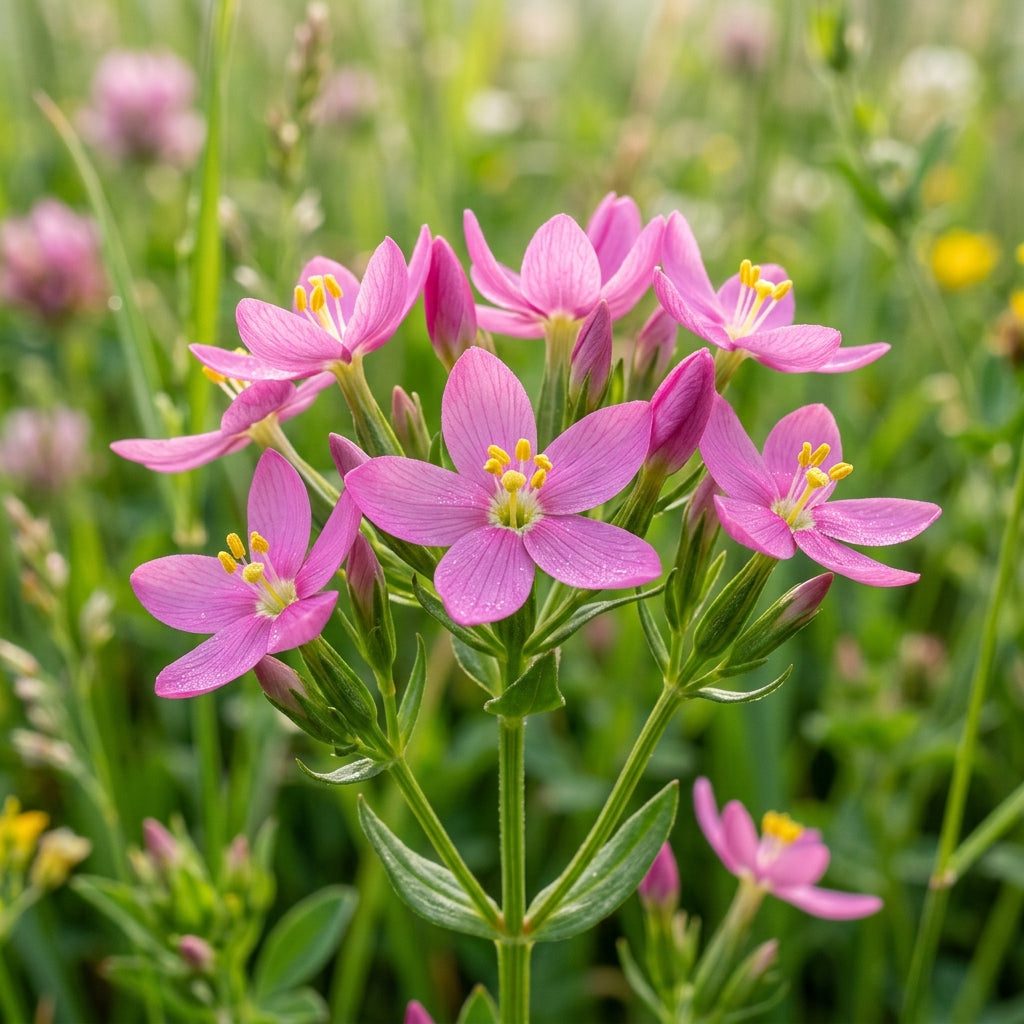 Centaury Flower Seeds for Herbal Garden Planting