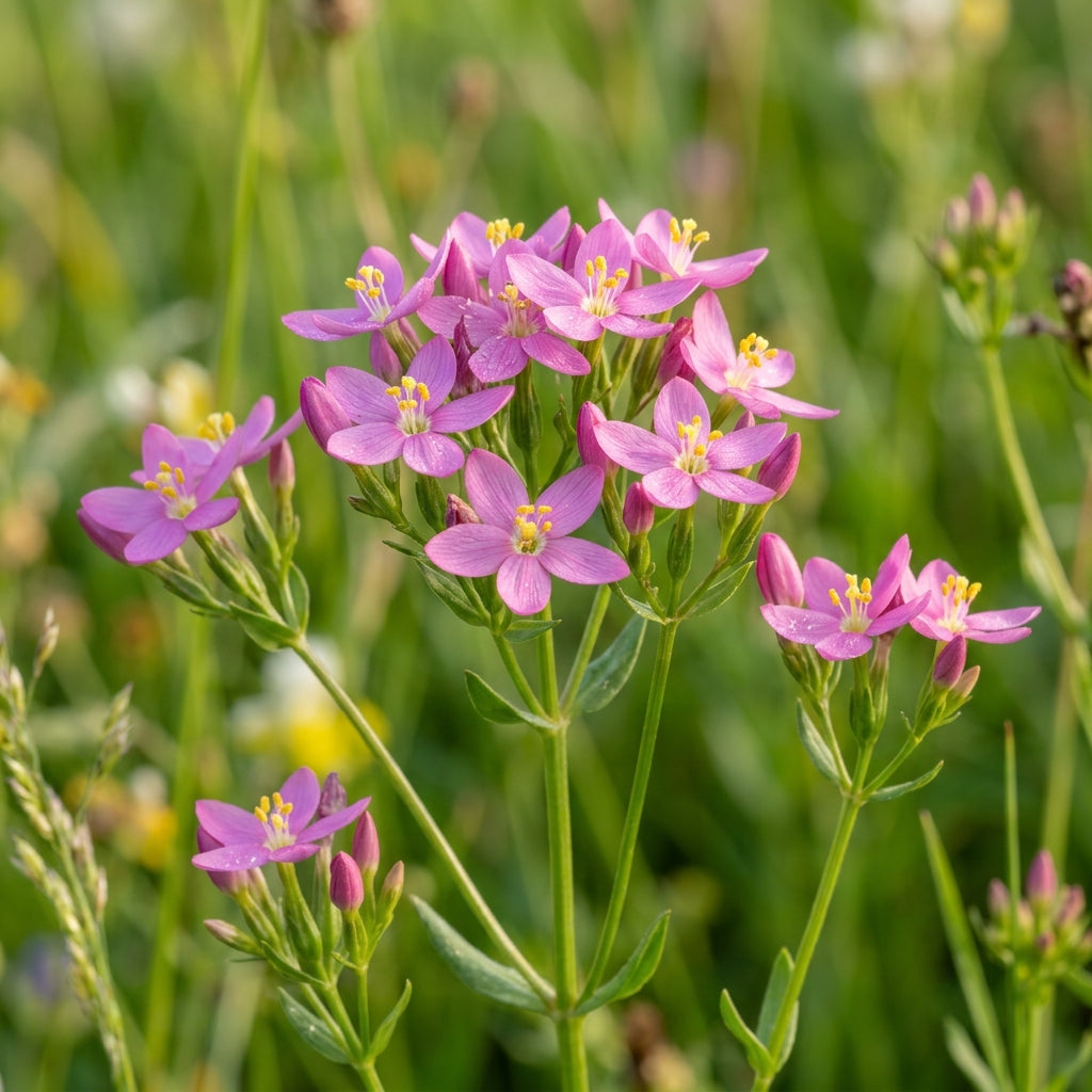 Centaury Flower Seeds for Herbal Garden Planting