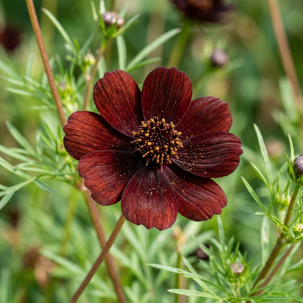 Chocolate Brown Cosmos Flower Seeds for Planting