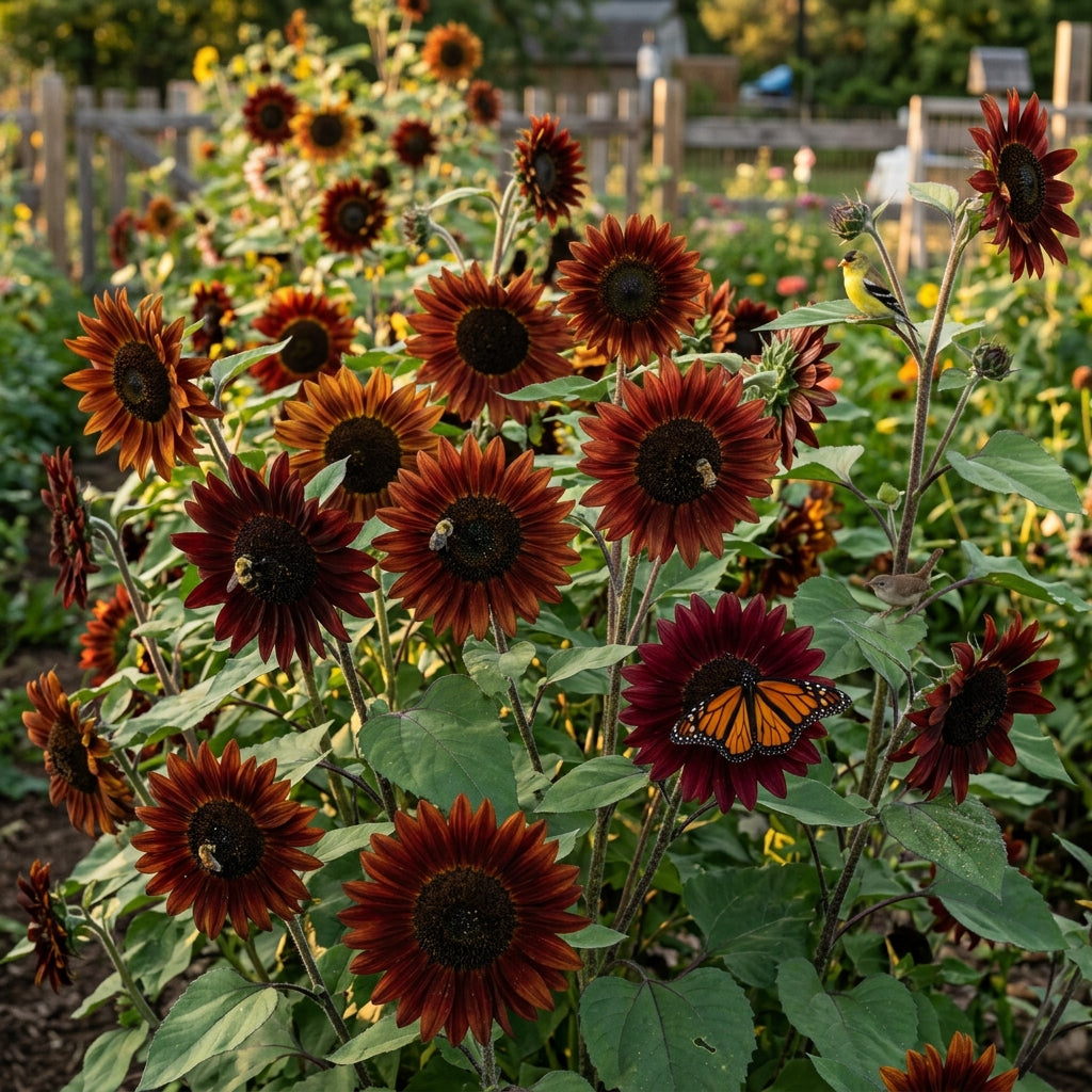 Chocolate Sunflower Seeds - Chocolate Sunflower Seeds for Garden
